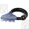 Ac Works Power Strip Cord, SJTW, 5-15/20R, L14-30P, 5ft., Black L1430F520-05BKL - alternate 2